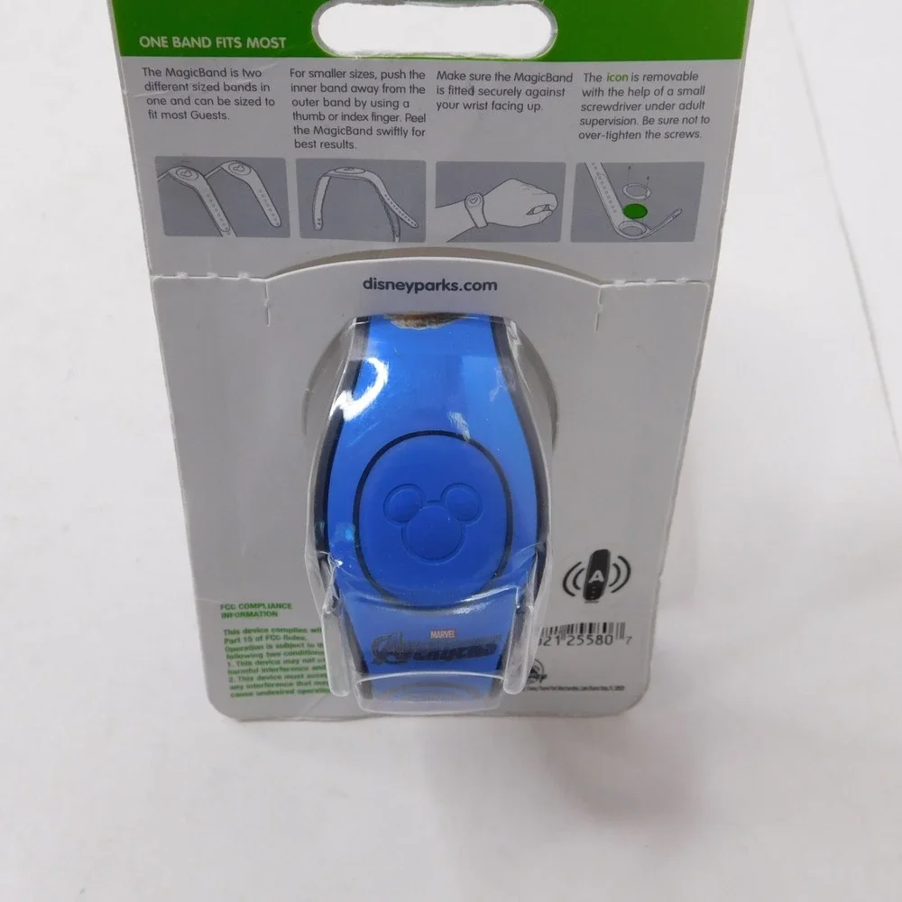 Disney Parks Unlinked Magic Band Magicband 2 Captain America Marvel